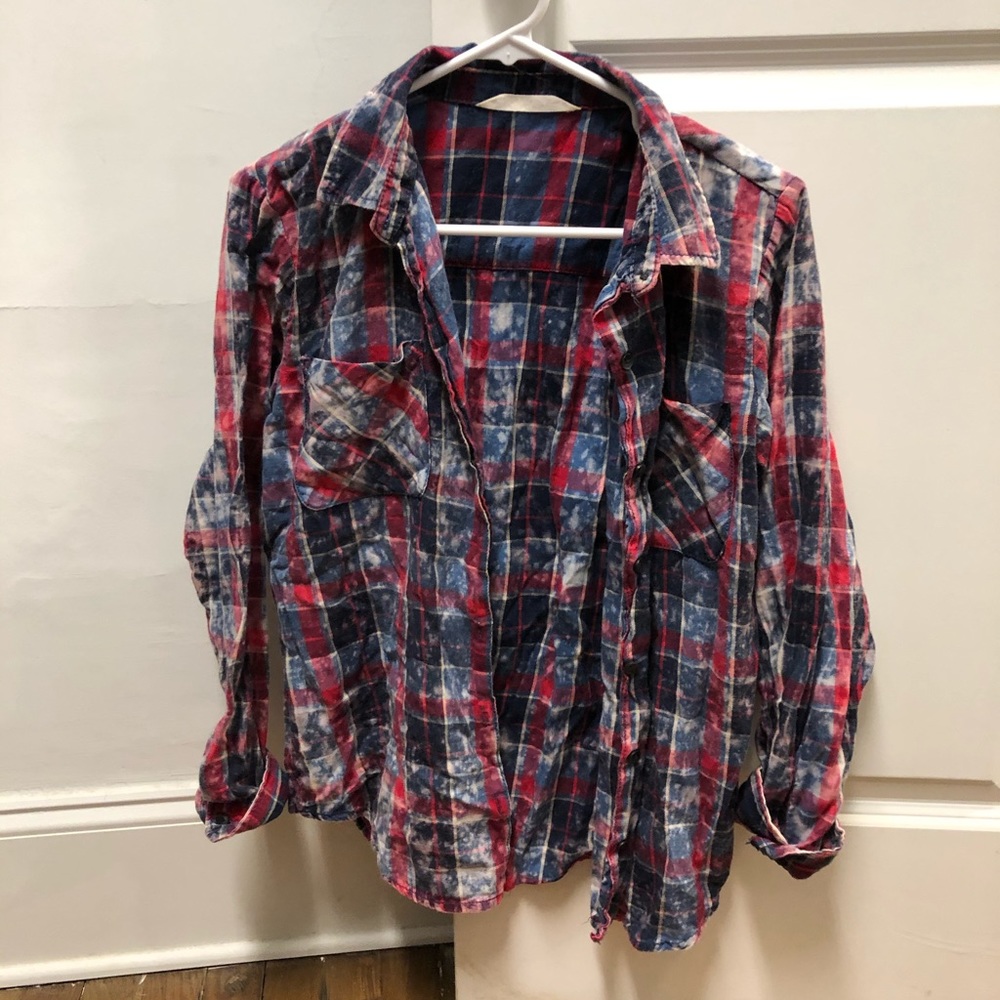 Bleached flannel